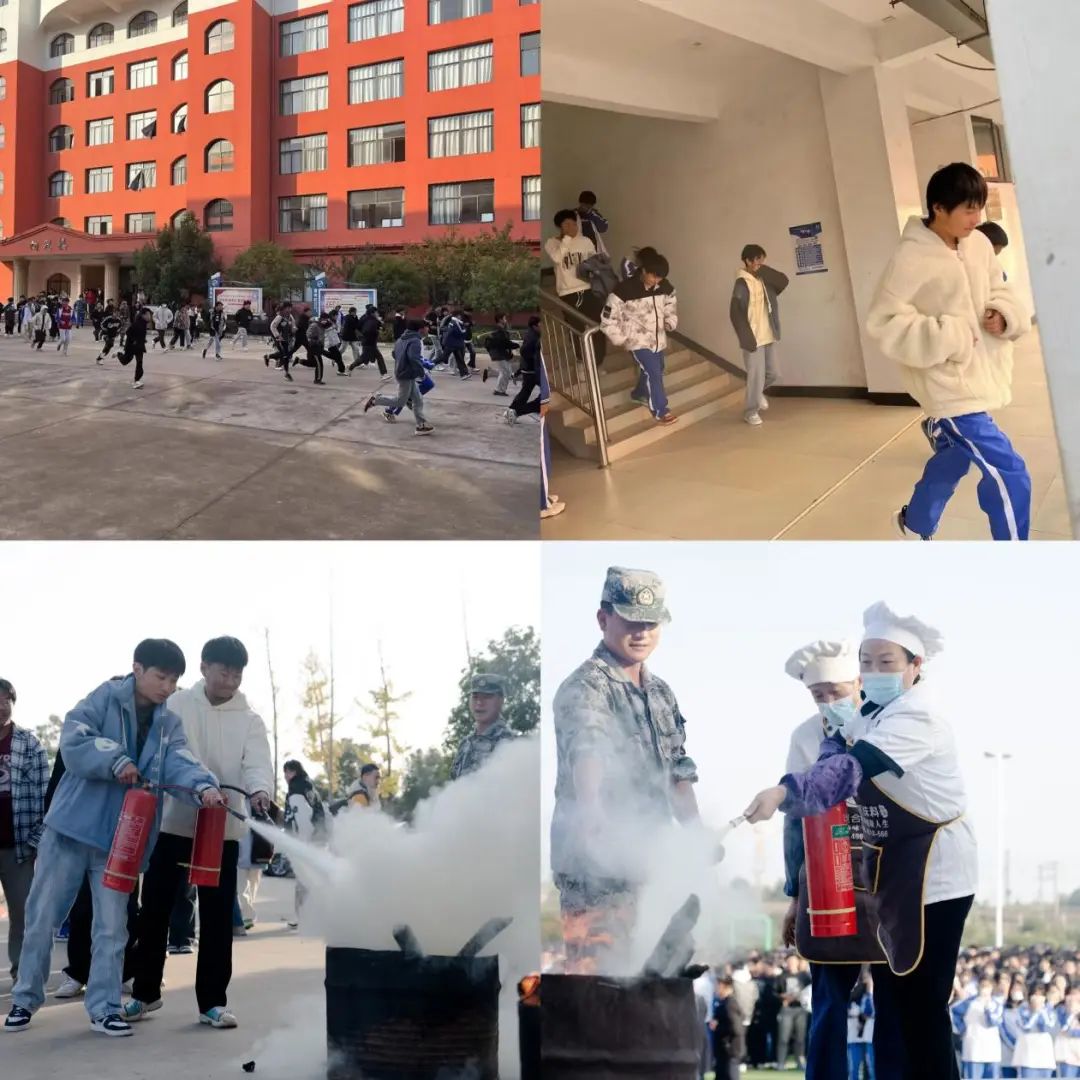 南昌向遠(yuǎn)軌道技術(shù)學(xué)校開展消防應(yīng)急疏散演練活動(dòng)