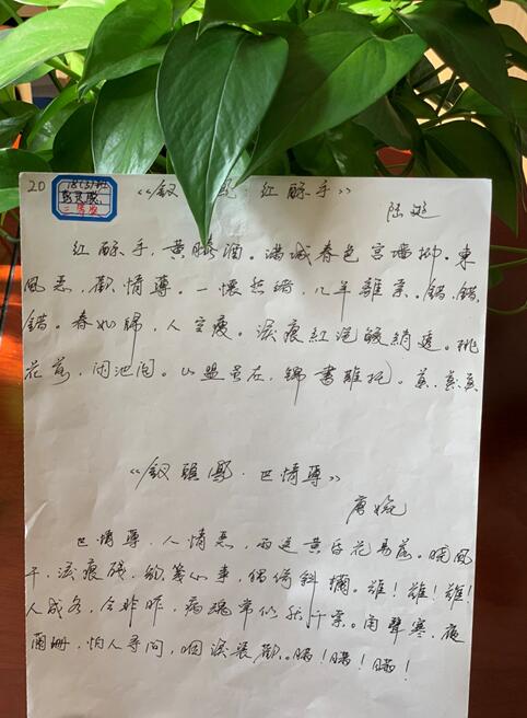 南昌向遠軌道技術(shù)學(xué)校順利舉辦學(xué)生硬筆書法大賽