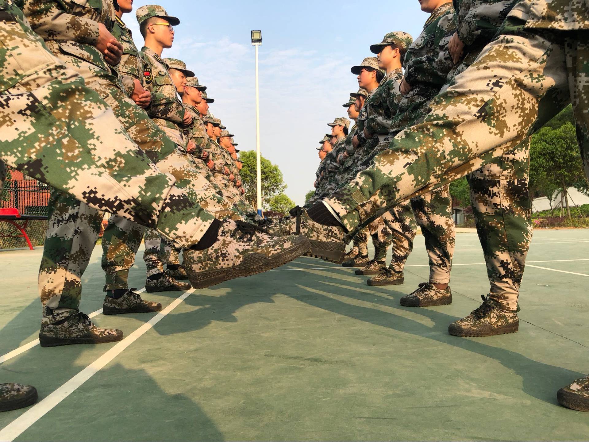 南昌向遠(yuǎn)軌道技術(shù)學(xué)校國(guó)旗護(hù)衛(wèi)隊(duì)